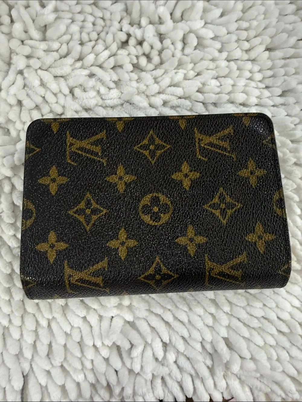 Louis Vuitton Monogram Canvas Brown and Gold Snap Wallet